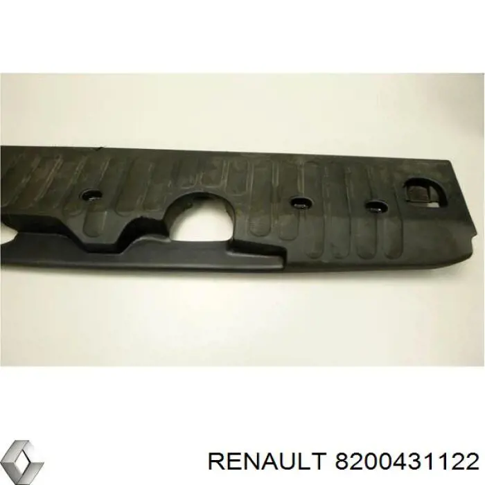 Купить 8200431122 Renault (RVI) Накладка бампера заднего верхняя защитная (ступень-подножка)