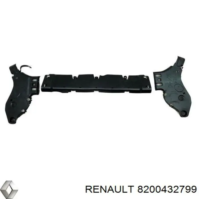 Защита выхлопа Renault (RVI) 8200432799