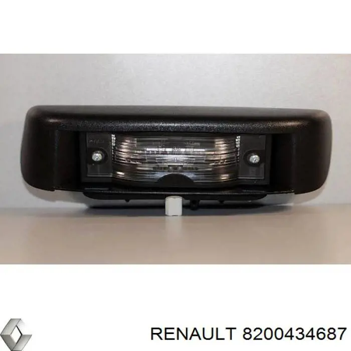 8200434687 Renault (RVI) lanterna da luz de fundo de matrícula traseira