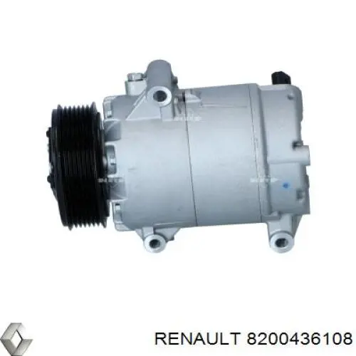 8200436108 Renault (RVI) compressor de aparelho de ar condicionado