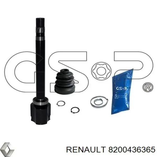 Правая полуось 7711497287 Renault (RVI)