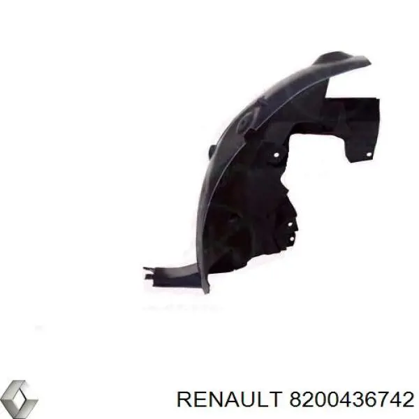 Купить 767498988R Renault (RVI) Подкрылок задний левый