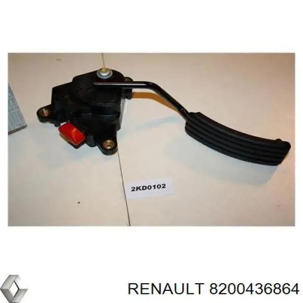 8200436864 Renault (RVI) Pedal de gás (de acelerador)