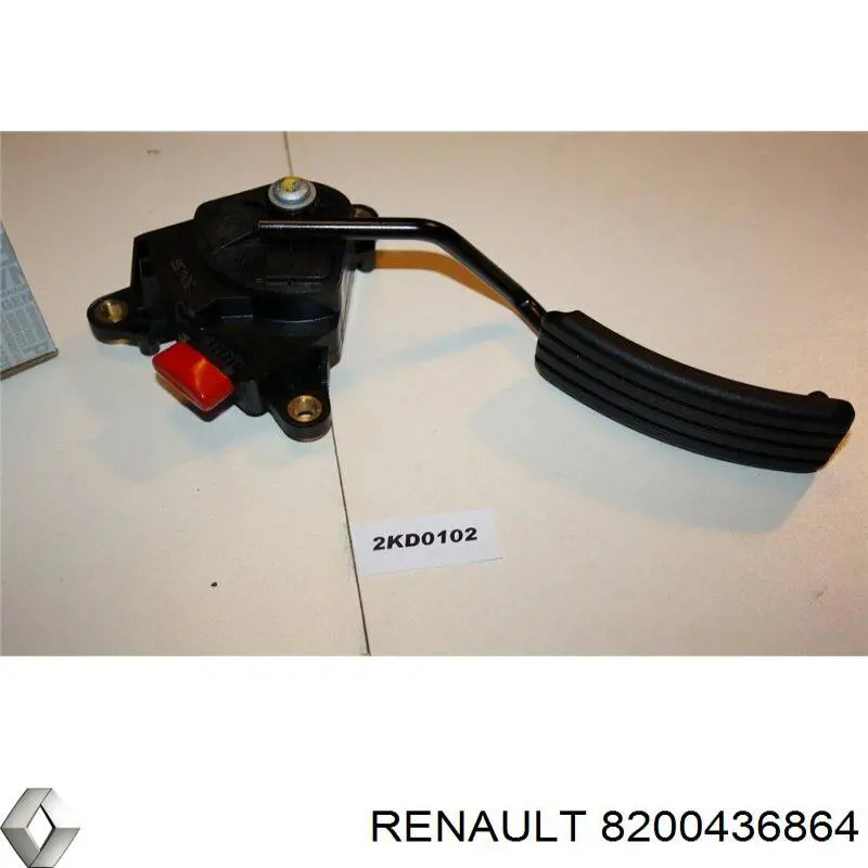 Compre 8200436864 Renault (RVI) Pedal de gás (de acelerador)