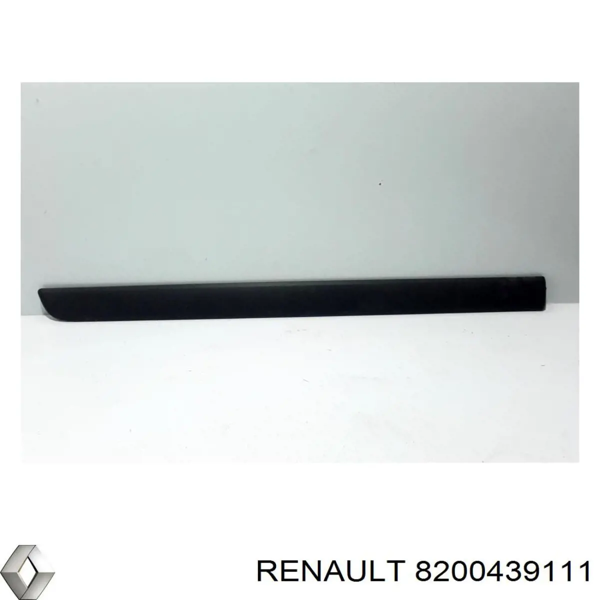 808217463R Renault (RVI) moldura da porta dianteira esquerda