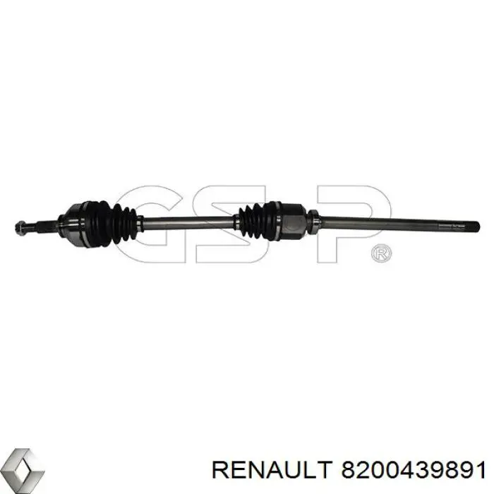 8200439891 Renault (RVI) полуось (привод передняя правая)