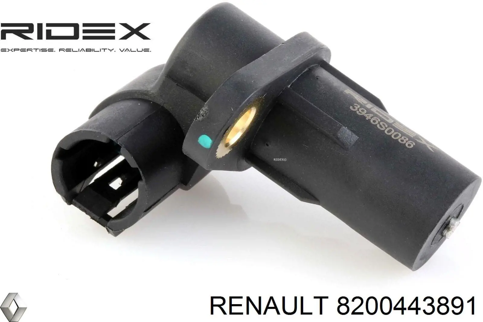 Купить 8200443891 Renault (RVI) Датчик оборотов коленвала