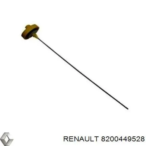 Щуп (индикатор) уровня масла в двигателе Renault (RVI) 8200449528
