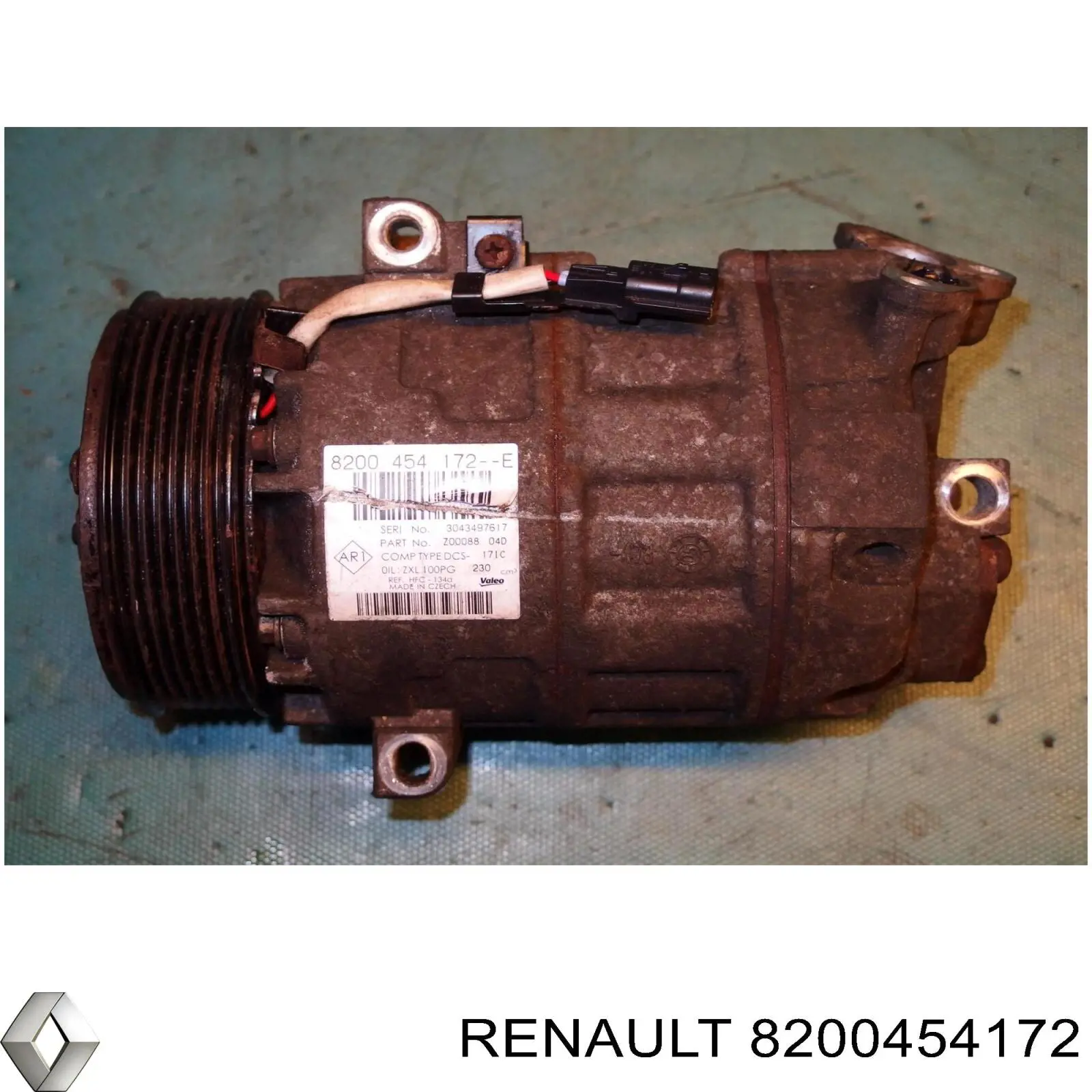 Компрессор системы кондиционирования Renault (RVI) 8200454172 цена, от 188.45 USD