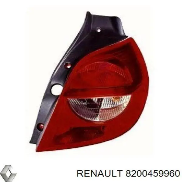 Фонарь задний правый Renault (RVI) 8200459960 цена, от 42.50 USD