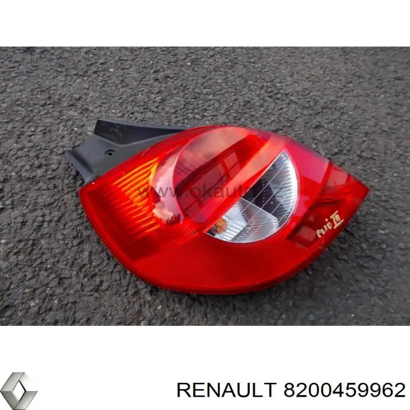 8200459962 Renault (RVI) lanterna traseira esquerda