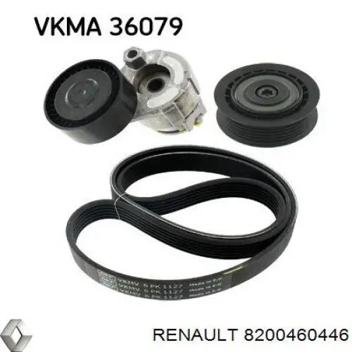 8200460446 Renault (RVI) reguladora de tensão da correia de transmissão