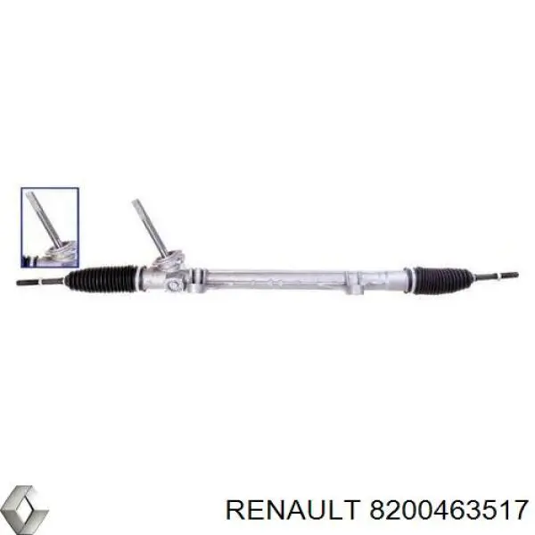 Рейка рулевая Renault (RVI) 8200463517