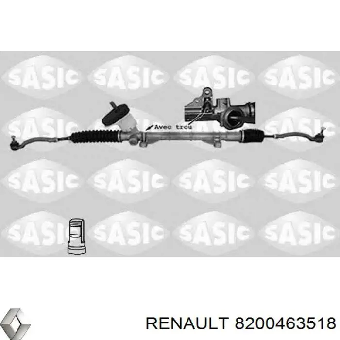 Реечный рулевой механизм Renault (RVI) 8200324636 цена, от 208.60 USD