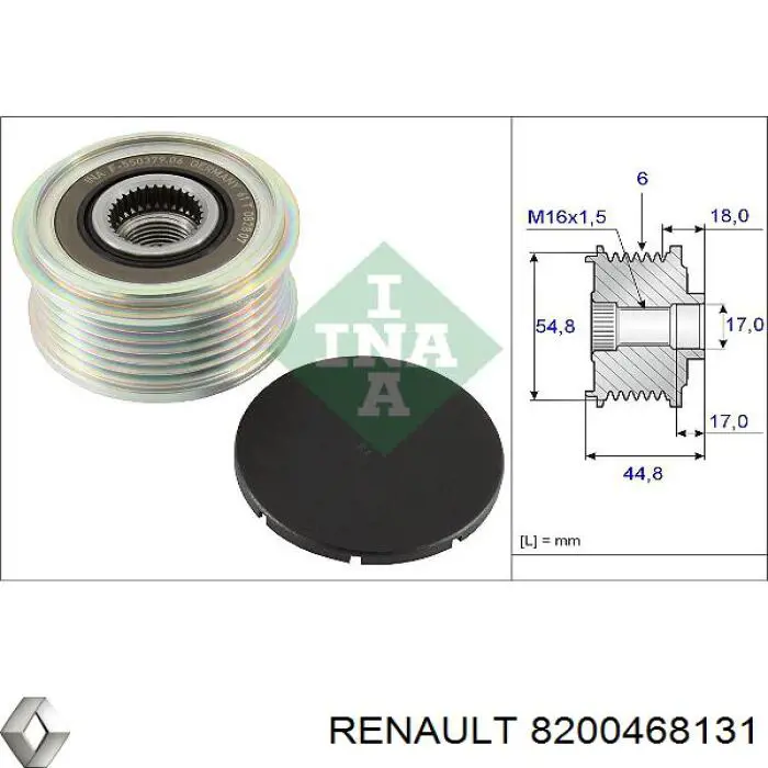 8200468131 Renault (RVI) gerador