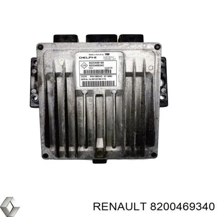 Блок управления двигателем 8200469340 Renault (RVI)