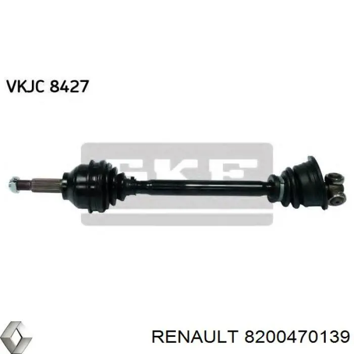 8200470139 Renault (RVI) Полуось передняя левая
