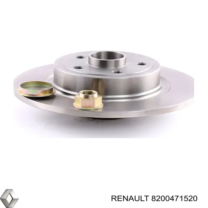 Тормозные диски 8200471520 Renault (RVI)