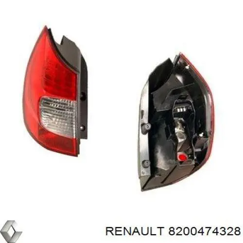 Фонарь задний левый 8200474328 Renault (RVI)