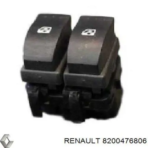 Unidade de botões dianteira esquerda de controlo de elevador de vidro para Renault Kangoo (FW0)