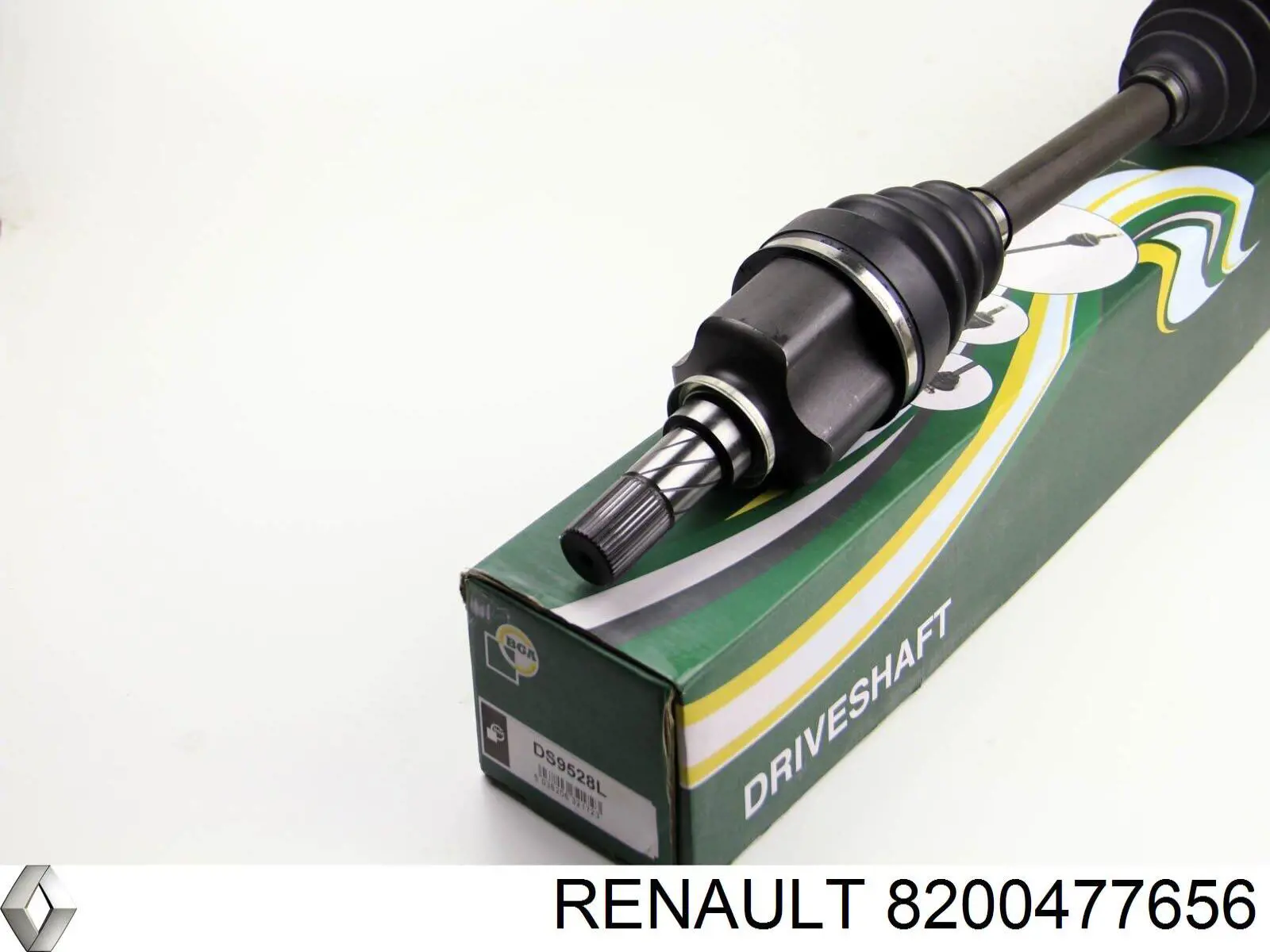 Полуось (привод) передняя левая 8200477656 Renault (RVI)