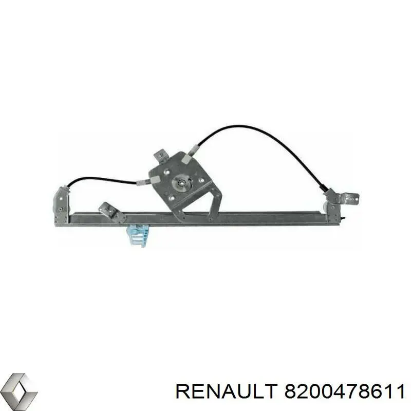 Механизм стеклоподъемника двери передней, правой Renault (RVI) 8200478611