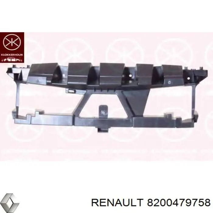 8200479758 Renault (RVI) suporte do radiador montado (painel de montagem de fixação das luzes)