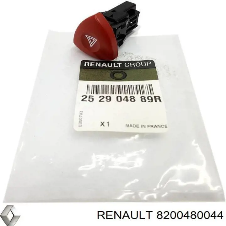Кнопка аварийного сигнала Renault (RVI) 8200480044 цена, от 6.60 USD