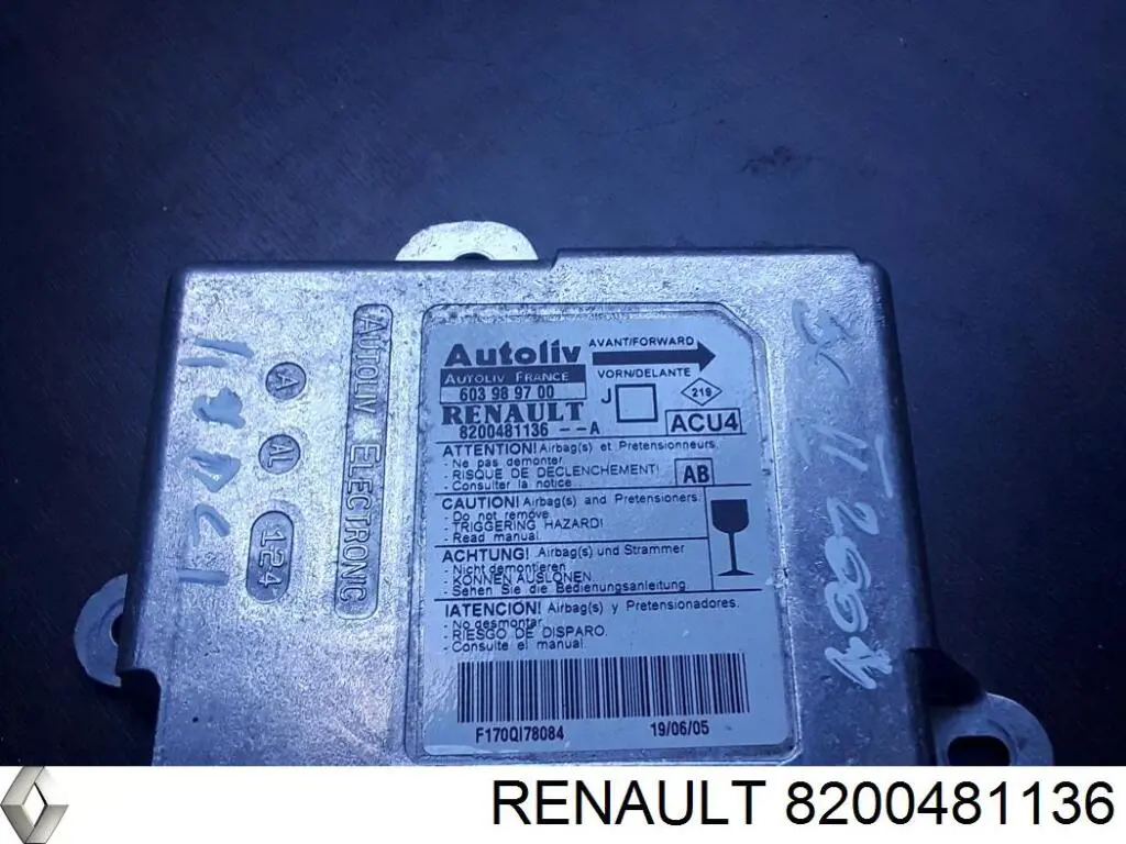  Renault (RVI) 8200481136 цена, от 63.35 USD