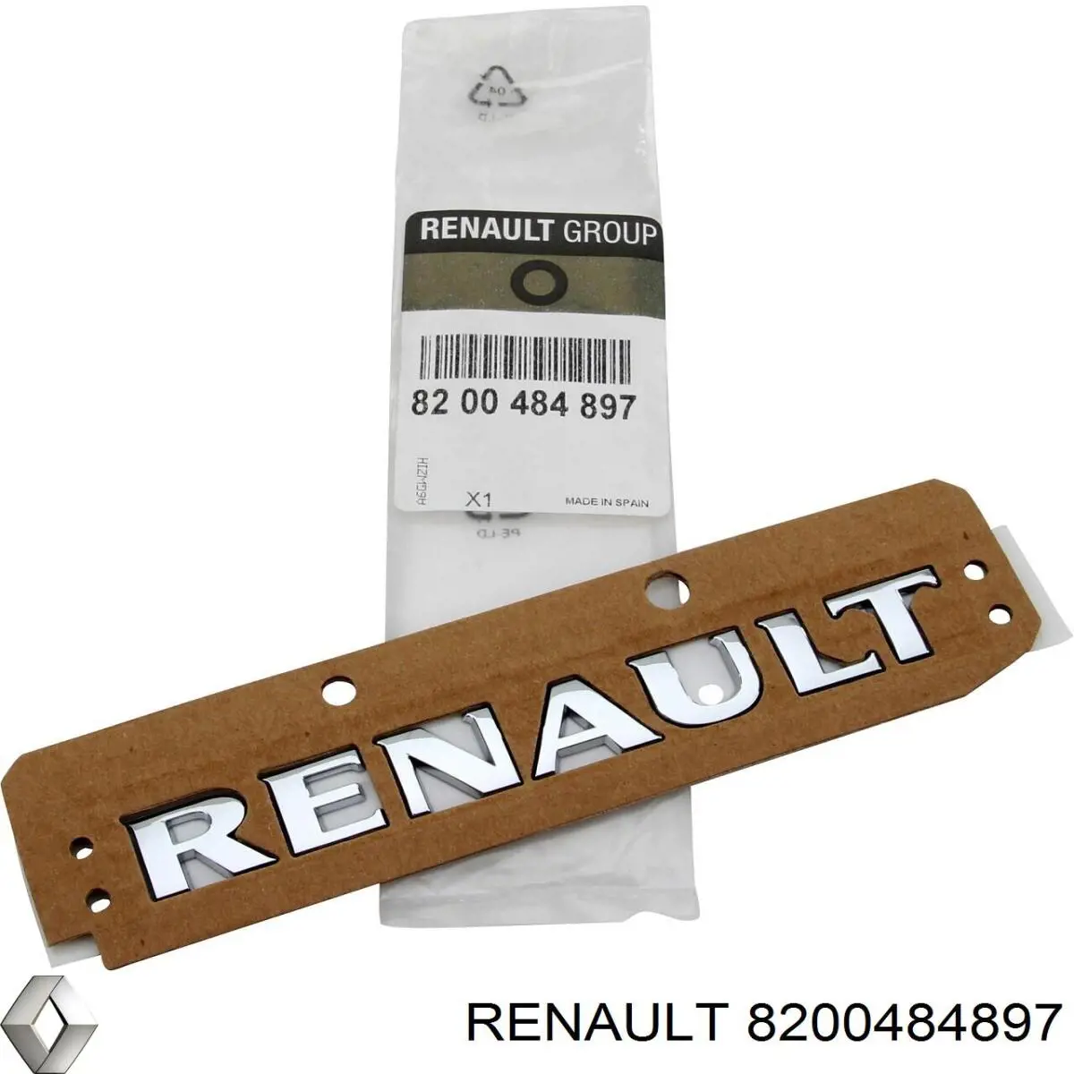 Emblema de tampa de porta-malas (emblema de firma) para Renault Megane II LM0, LM1
