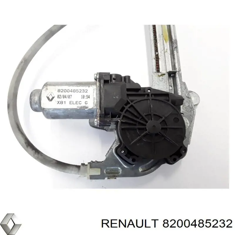 Механизм стеклоподъемника двери задней левой 8200485232 Renault (RVI)