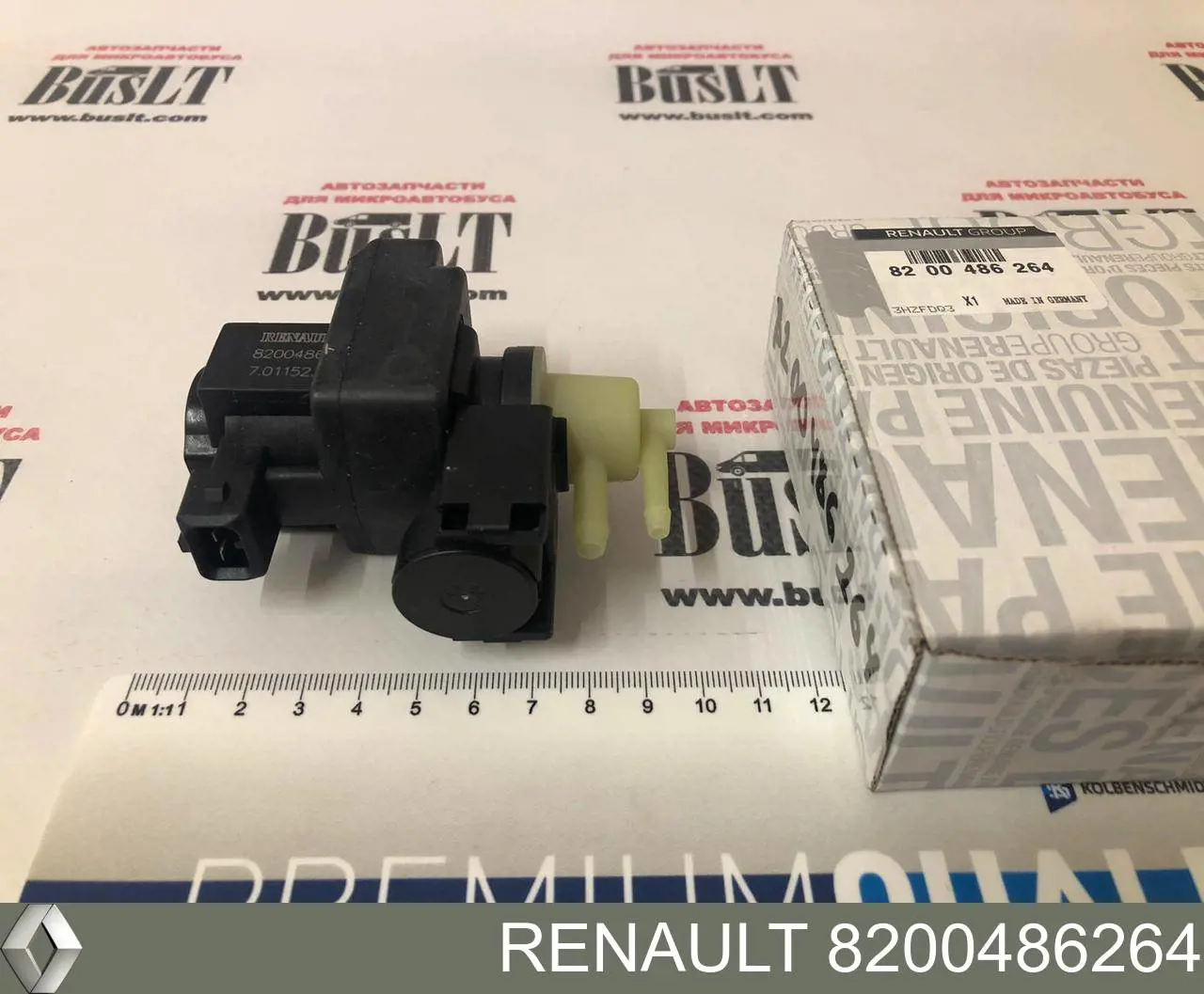 Купить 8200486264 Renault (RVI) Клапан преобразователь давления наддува (соленоид) 