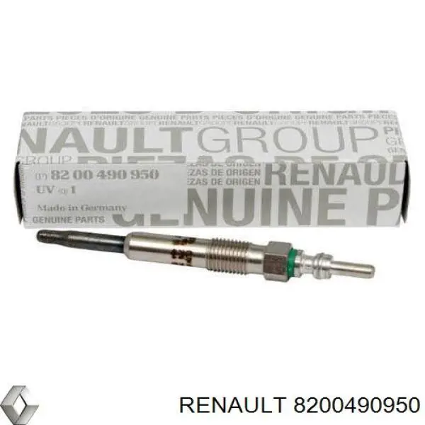Свечи накала Renault (RVI) 8200490950 цена, от 13.68 USD