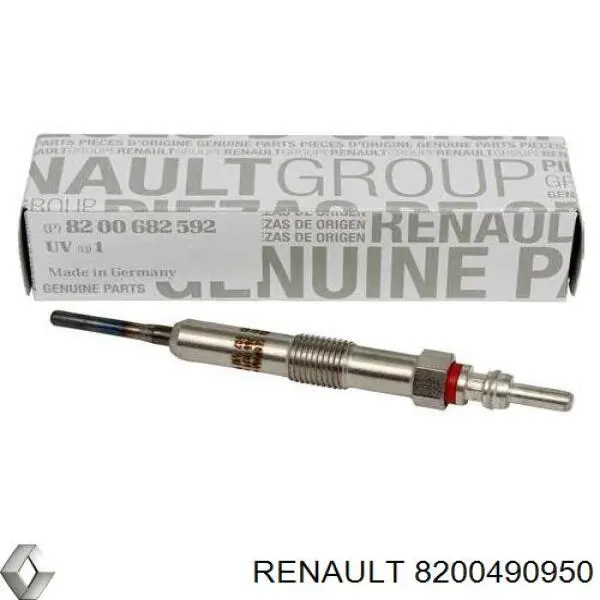 Свечи накала 8200490950 Renault (RVI)