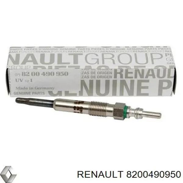 Свеча накала Renault (RVI) 8200490950