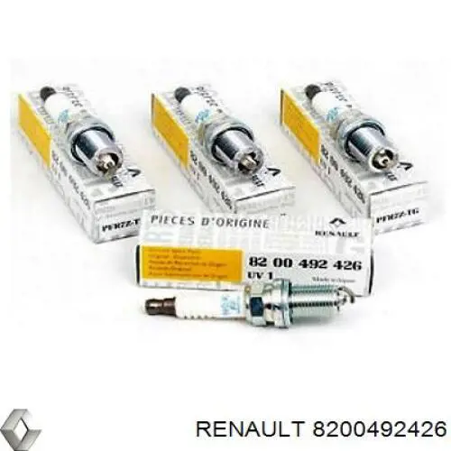 Свеча зажигания Renault (RVI) 8200492426 цена, от 11.73 USD
