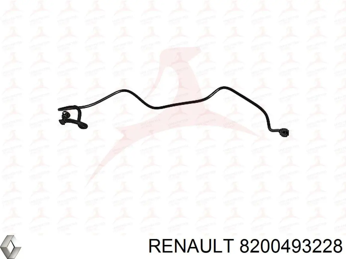 Трубка топливная, от фильтра к топливной рейке 8200493228 Renault (RVI)