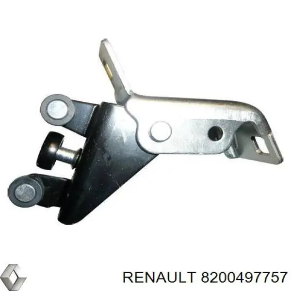 Rolo direito central da porta lateral (deslizante) para Renault Kangoo (FW0)