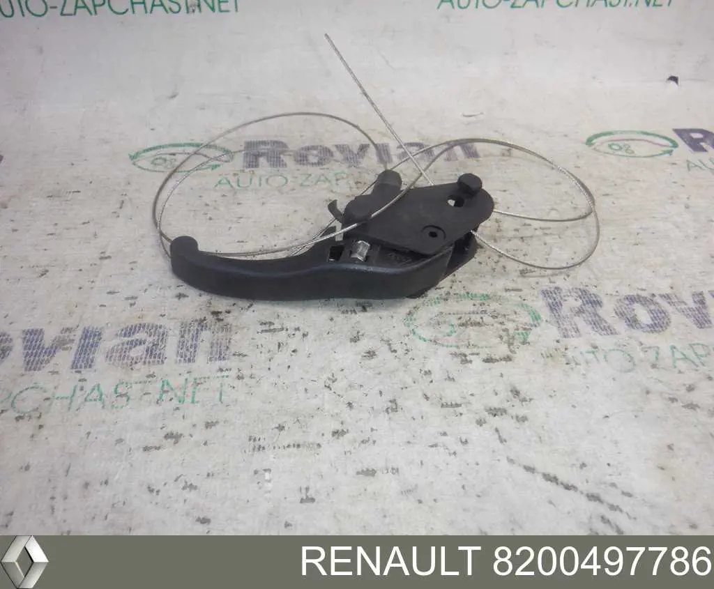 Трос открывания капота задний Renault (RVI) 8200497786 цена, от 25.53 USD