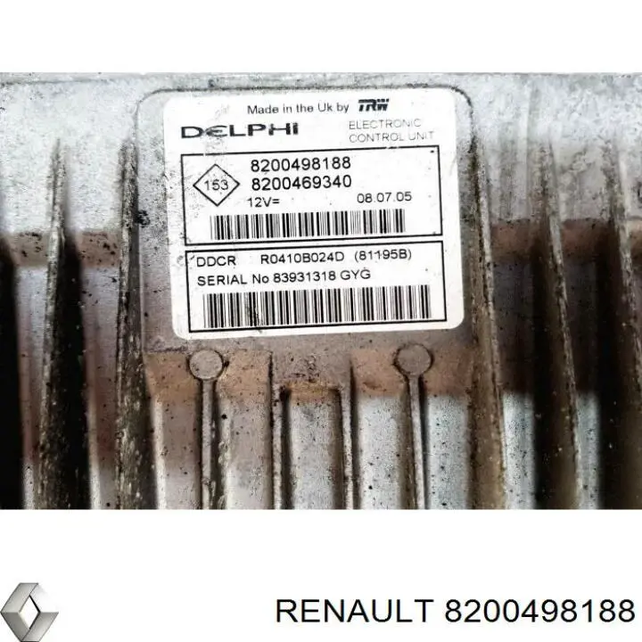 8200498188 Renault (RVI) Мозги двигателя