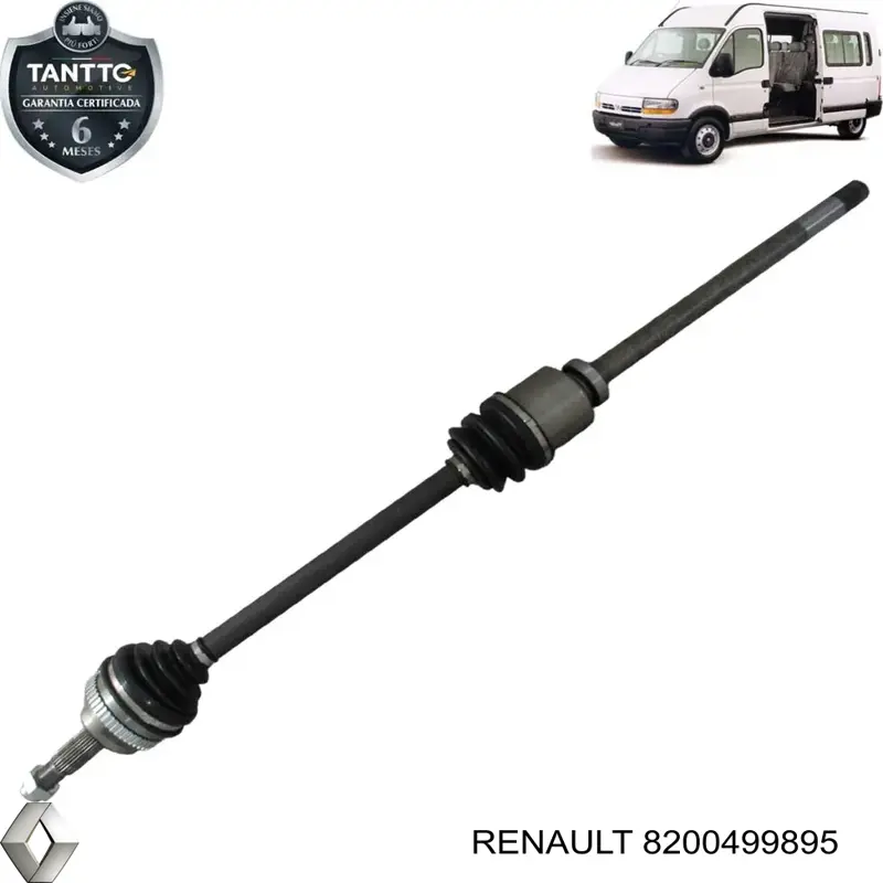8200499895 Renault (RVI) Полуось передняя, правая