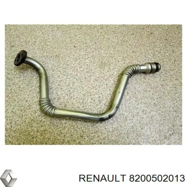 Трубка (шланг) отвода масла от турбины Renault (RVI) 8200502013