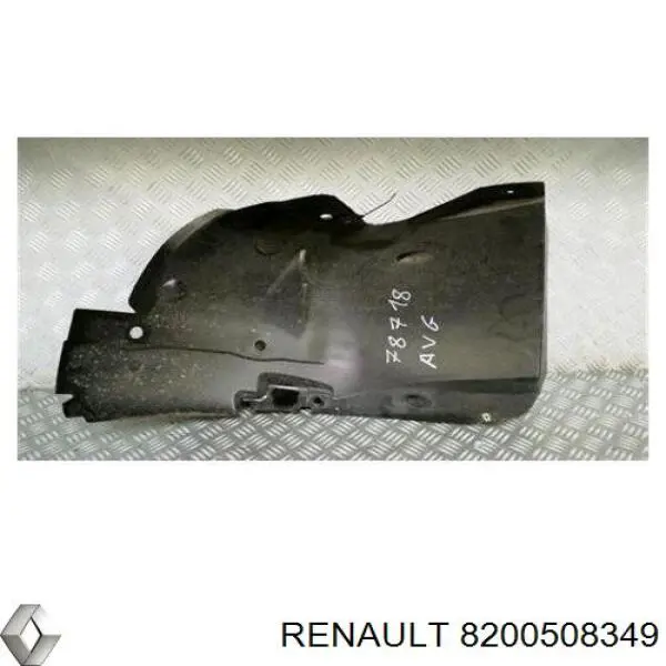 Подкрылок крыла переднего левый передний 8200508349 Renault (RVI)