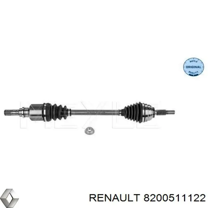 Полуось (привод) передняя левая 8200511122 Renault (RVI)