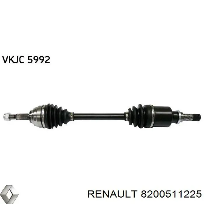 Правая полуось 8200511225 Renault (RVI)