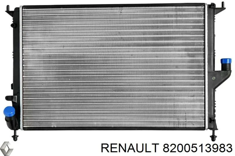 Радиатор кондиционера 8200513983 Renault (RVI)