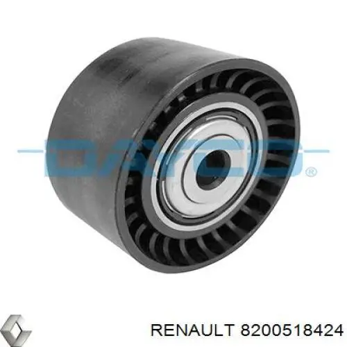 Натяжной ролик Renault (RVI) 8200518424 цена, от 1.13 USD