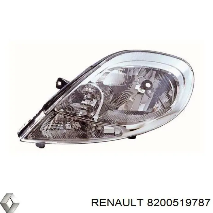 Фара правая 8200519787 Renault (RVI)