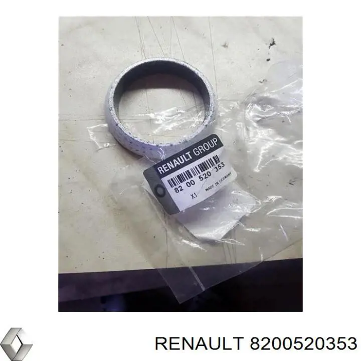 Anel de tubo de admissão do silenciador 8200520353 Renault (RVI)