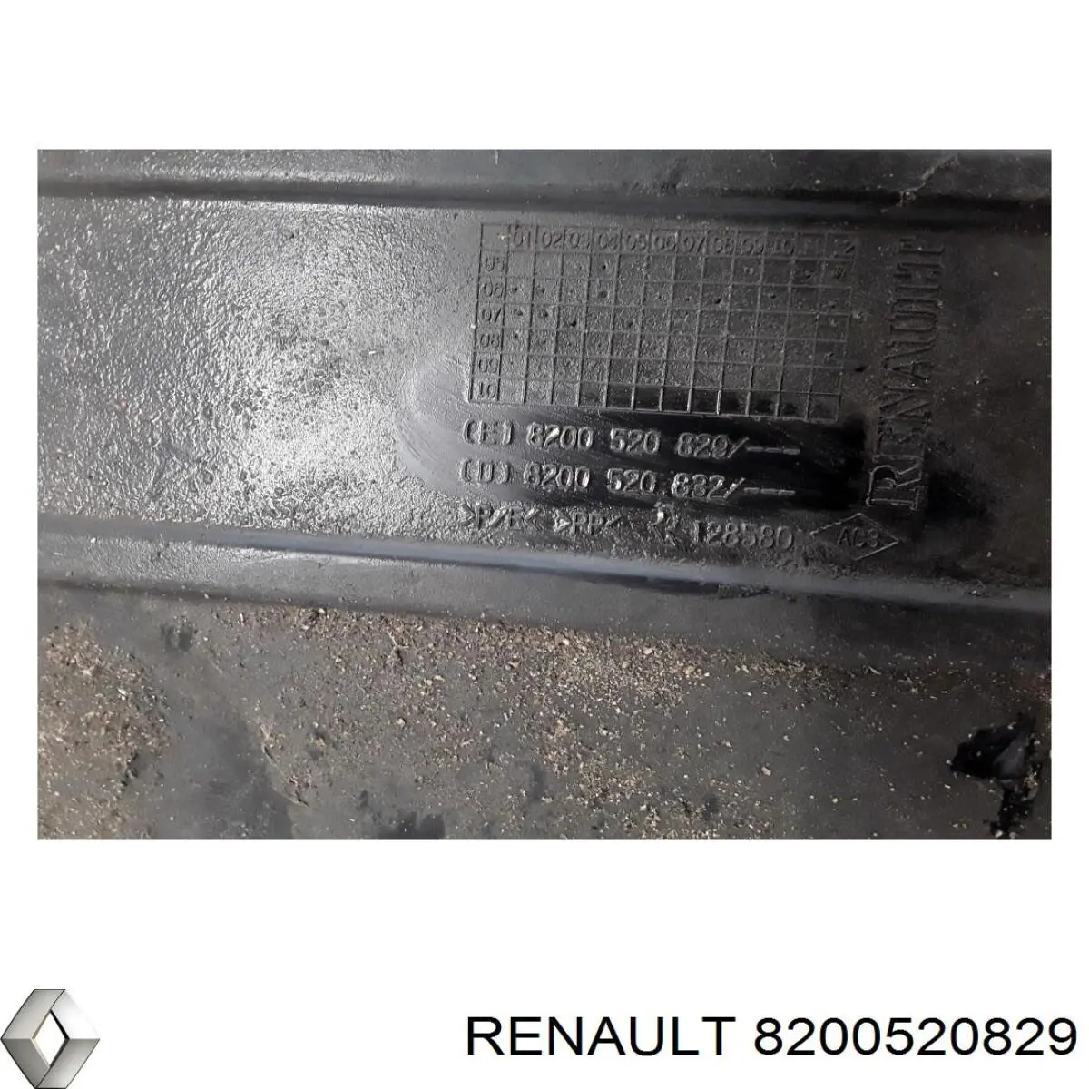 Защита моторного отсека Renault (RVI) 8200520829 цена, от 31.67 USD